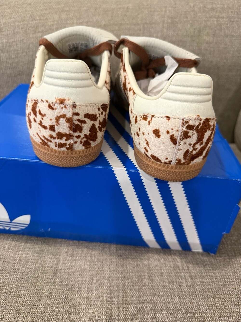 Adidas Samba LT W Cow Print Sneakers Size 6 - Picture 6 of 9